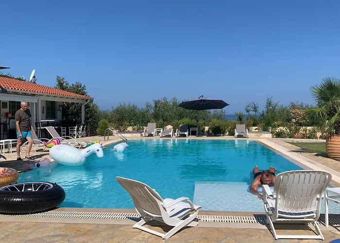 Вилла Eleni Corfu 10 Bedroom Seaview With Private Pool Ахарави