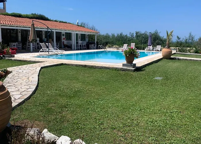 Eleni Corfu 10 Bedroom Seaview With Private Pool Вилла
